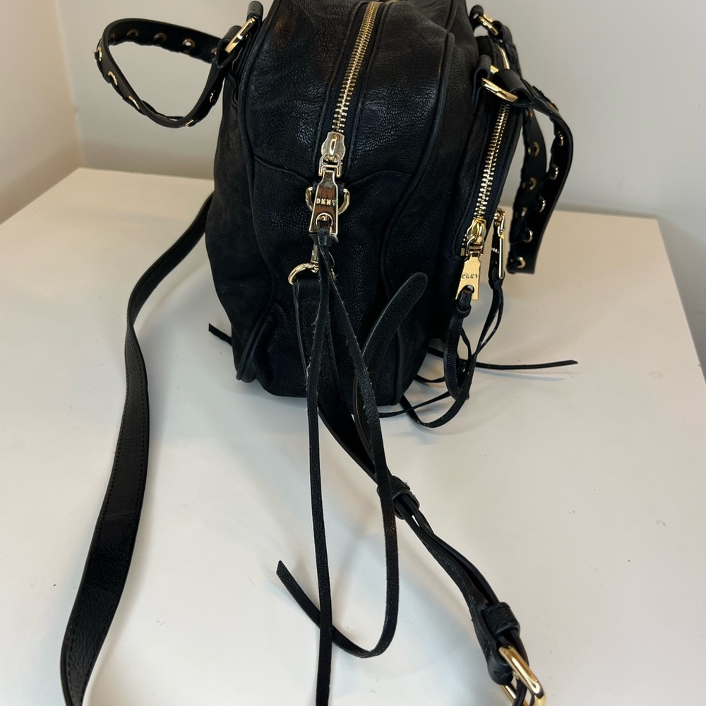 Black Leather Women's Bag - Picture 5 of 10